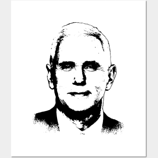 Mike Pence Pop Art Portrait Posters and Art